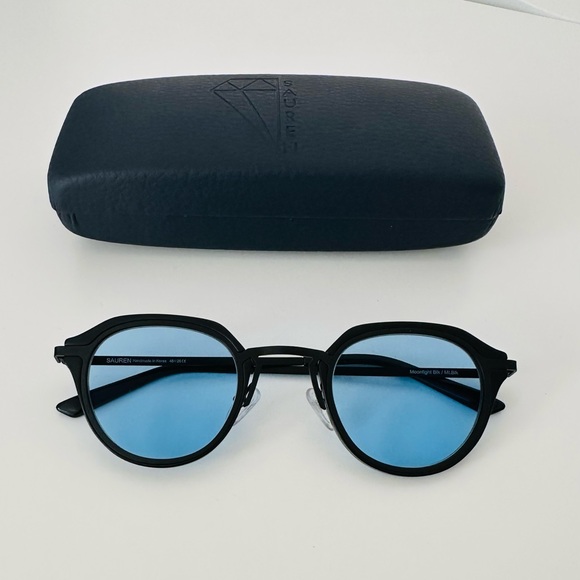 SAUREN EYEWEAR MOONLIGHT BLACK UNISEX SUNGLASSES - Picture 5 of 11